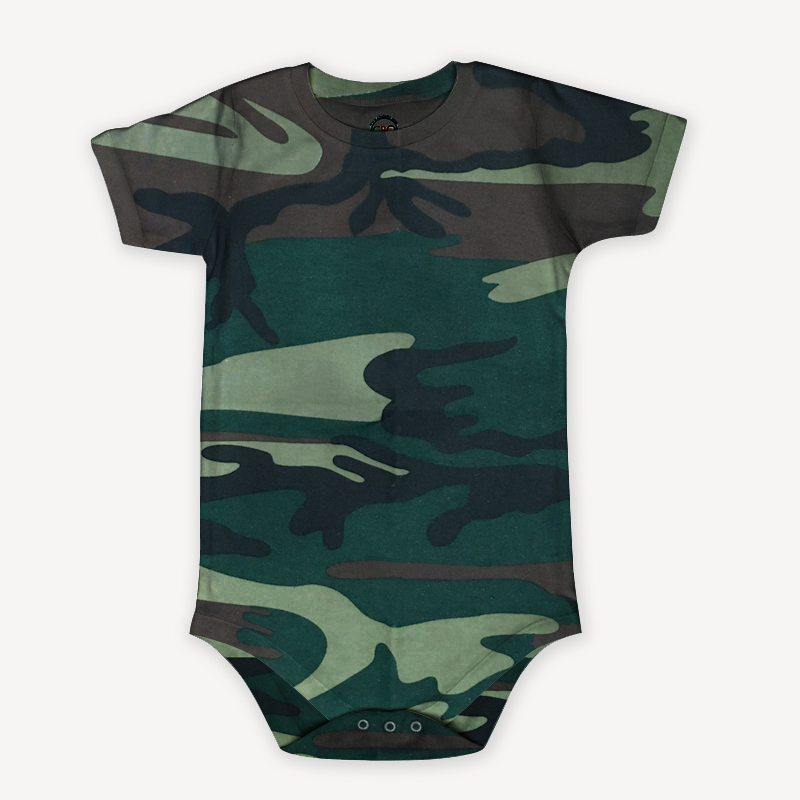 Toddler Camo Snowmobiler Sport Onesies Bodysuits as pictureNewborn