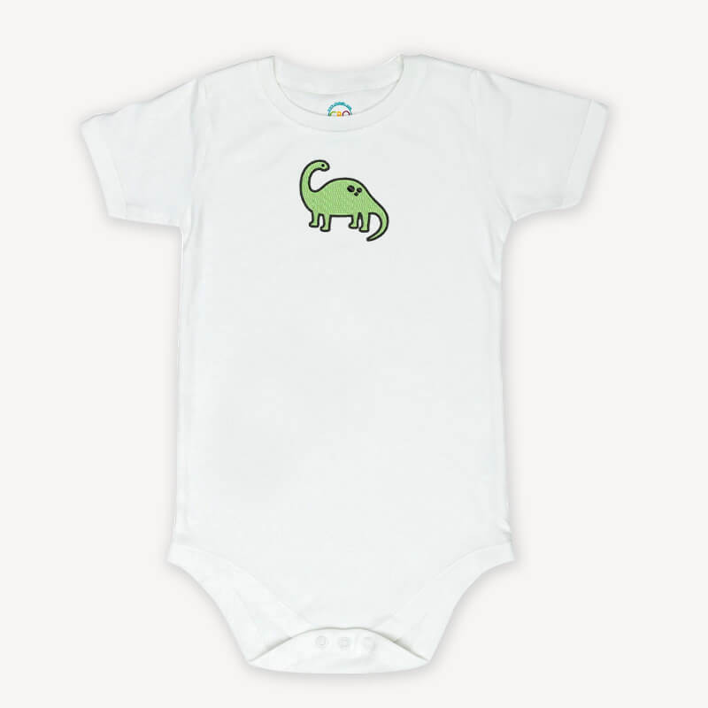 Short Sleeve Crew Neck Bodysuit - Dino 2T, 3T, 4T, 5T, 6T, 7, 8-10 ...